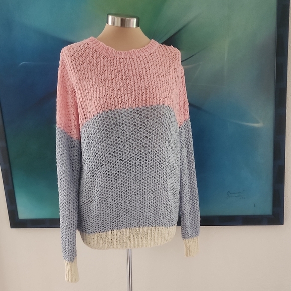 SANDRO | Colorblock Sweater - Picture 3 of 12